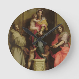 Horloge Ronde Madonna des harpies, 1517 (huile sur le panneau)