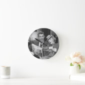 Horloge Ronde Magazine Couple Reading (Maison)
