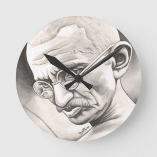 Horloge Ronde Mahatma Gandhi