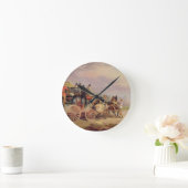 Horloge Ronde Mail Coaches on the Road : The Quicksilver Devonp (Maison)