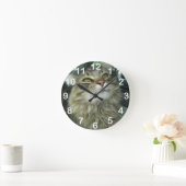Horloge Ronde Maine Coon kitty (Maison)