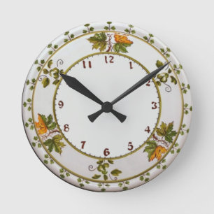 Horloge Ronde Maiolica vintage