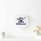 Horloge Ronde Mais ma fille est différente (Maison)