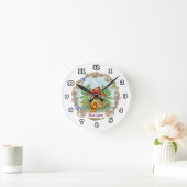 Horloge Ronde Maison Champignon (Maison)
