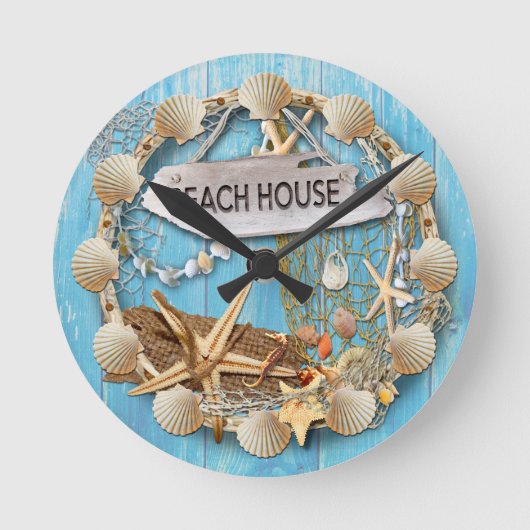 Horloge Ronde Maison de plage (Recto)