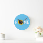 Horloge Ronde Maison de tournesol (Maison)