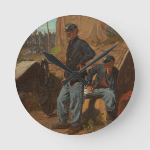 Horloge Ronde Maison, maison douce, c.1863 (huile sur la toile)