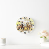 Horloge Ronde Major Horses Round Wall Clock (Maison)
