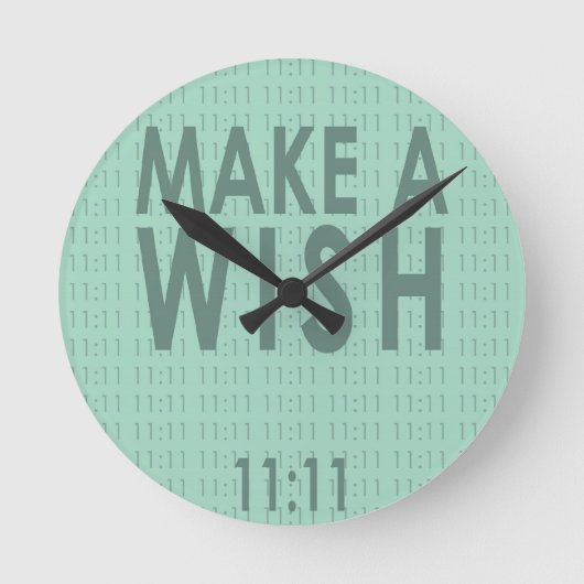 Horloge Ronde Make A Wish (Recto)