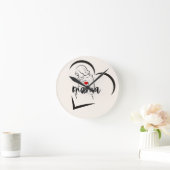 HORLOGE RONDE MAMA (Maison)