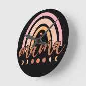 Horloge Ronde Mama Rainbow (Angle)