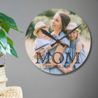 Maman a établi la photo
