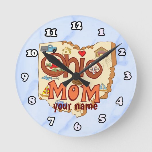 Horloge Ronde Maman de l'Ohio (Recto)