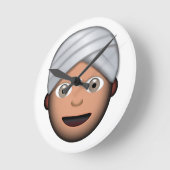 Horloge Ronde Man With Turban (Angle)