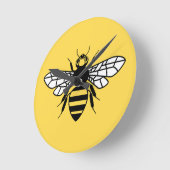 Horloge Ronde Manchester Bee (Angle)