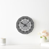 Horloge Ronde Mandala Wall Clock (Maison)