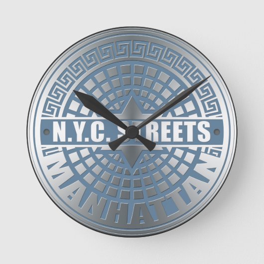 Horloge Ronde Manhole Covers Manhattan (Recto)