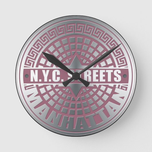 Horloge Ronde Manhole Covers Manhattan (Recto)