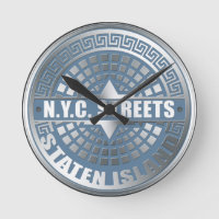 Manhole Staten Island Blue