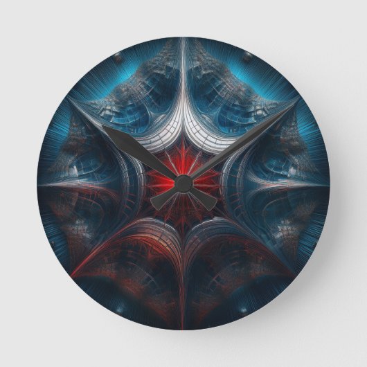 Horloge Ronde Manipulated Mandelbrot with Starburst Center  (Recto)