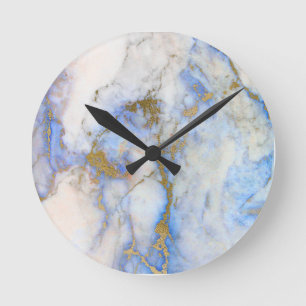 Horloge Ronde marble texture