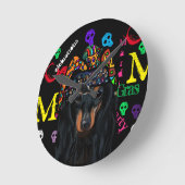 Horloge Ronde Mardi GRAS (Angle)