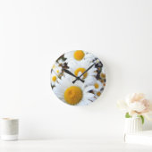 Horloge Ronde Marguerites (Maison)