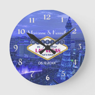 Horloge Ronde Mariage Las Vegas