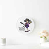 Horloge Ronde Mariage Rude Éveil (Maison)