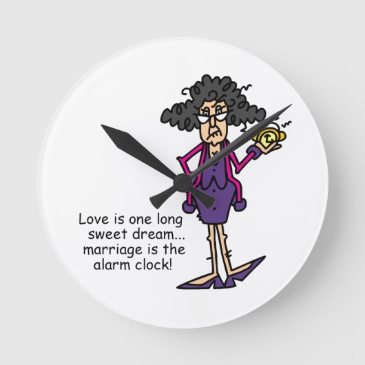 Horloge Ronde Mariage Rude Éveil (Recto)