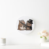 Horloge Ronde Mariage Wombat (Maison)