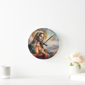 Horloge Ronde Marie Vierge Jésus (Maison)