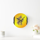 Horloge Ronde Marionnettes Ombre Indonésie (Maison)