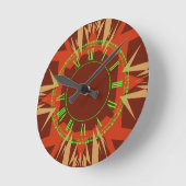 Horloge Ronde Maroc 3 couleur (Angle)