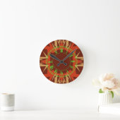 Horloge Ronde Maroc 3 couleur (Maison)
