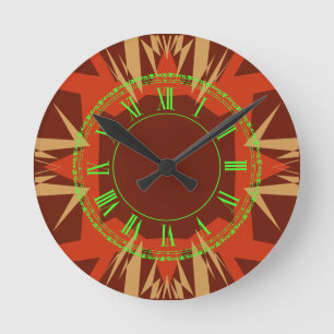 Horloge Ronde Maroc 3 couleur