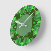 Horloge Ronde Maroc 3 couleur (Angle)