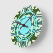 Horloge Ronde Maroc 3 couleur (Angle)