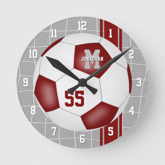 Horloge Ronde maroon (Recto)