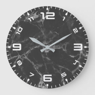 Horloge Ronde Marque noir Grande muraille