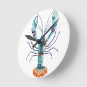 Horloge Ronde Marron (Angle)