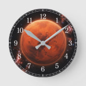 Horloge Ronde Mars Wall Clock — Space-Inspired Design (Recto)