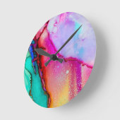 Horloge Ronde Masquage de couleur (Angle)