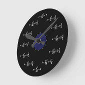 Horloge Ronde Math Clock (Angle)
