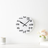 Horloge Ronde Mathématiques (Maison)
