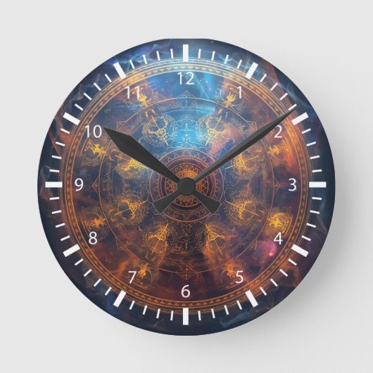 Horloge Ronde Matrice de halo quantique (Recto)