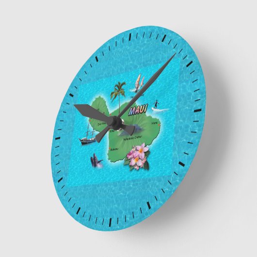 Horloge Ronde Maui (Angle)