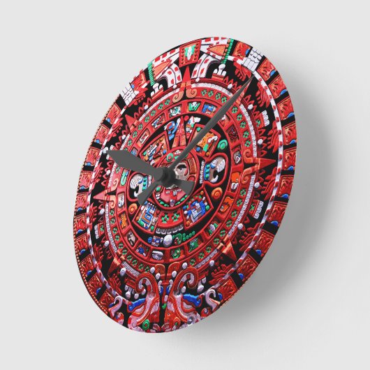 Horloge Ronde Maya Calender (Angle)
