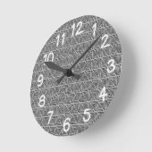 Horloge Ronde Mazes Art déco (Angle)