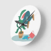 Horloge Ronde me nourrir venus flytrap (Angle)